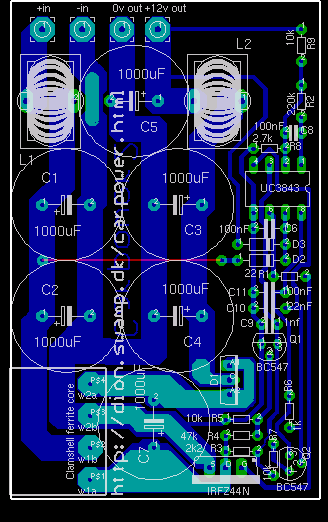 The PCB for v2