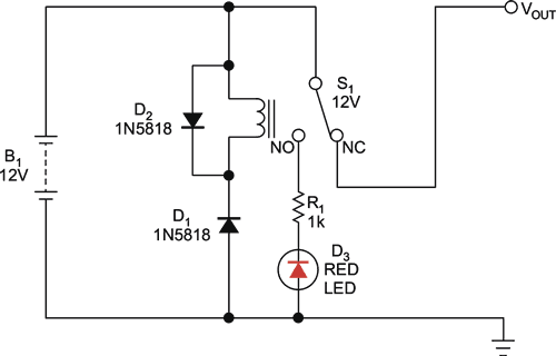 Simple circuit has no voltage drop