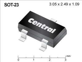 Datasheet Central Semiconductor CP191-2N2222A-WN